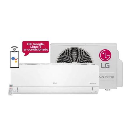 Imagem de Ar Condicionado Split Hi Wall Inverter LG Dual Voice 18000 BTU/h Quente e Frio S4NW18KL31C.EB2GAMZ  220 Volts