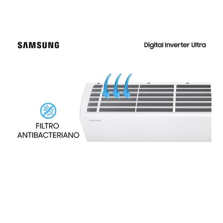 Imagem de Ar Condicionado Split Hi Wall Inverter Samsung Digital Ultra 18000 BTU/h Frio AR18TVHZDWKNAZ  220 Volts