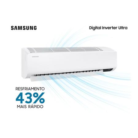 Imagem de Ar Condicionado Split Hi Wall Inverter Samsung Digital Ultra 18000 BTU/h Frio AR18TVHZDWKNAZ  220 Volts