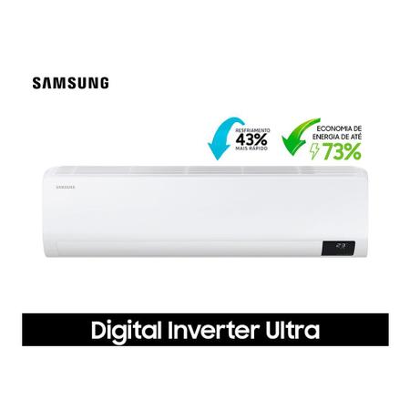 Imagem de Ar Condicionado Split Hi Wall Inverter Samsung Digital Ultra 9000 BTU/h Frio AR09TVHZDWKNAZ  220 Volts