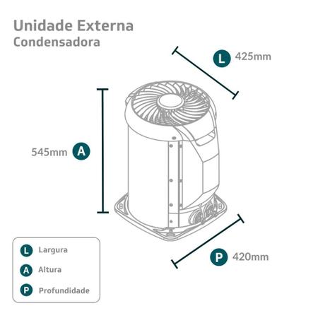 Imagem de Ar-Condicionado Split HW Inverter Gree G-Top Connection 12.000 BTUs Só Frio 220V