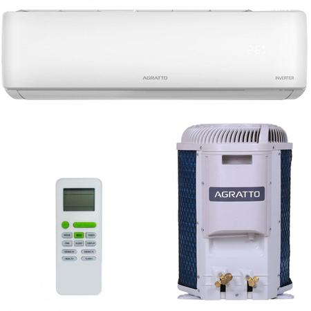 Imagem de Ar Condicionado Split Inverter Agratto Hi Wall Eco 12000 BTUs Frio EICST12FR4R4  220V