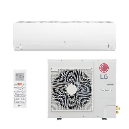 Imagem de Ar Condicionado Split Inverter LG Hi Wall DUAL Voice 32000 BTUs Quente Frio S4NW36R43FA - 220V