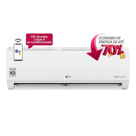 Imagem de Ar Condicionado Split Inverter LG Hi Wall Dual Voice  9000 BTUs Frio S4NQ09WA51B - 110V