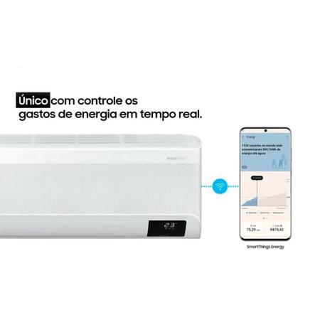 Funções Controle remoto Ar condicionado Samsung Wind Free