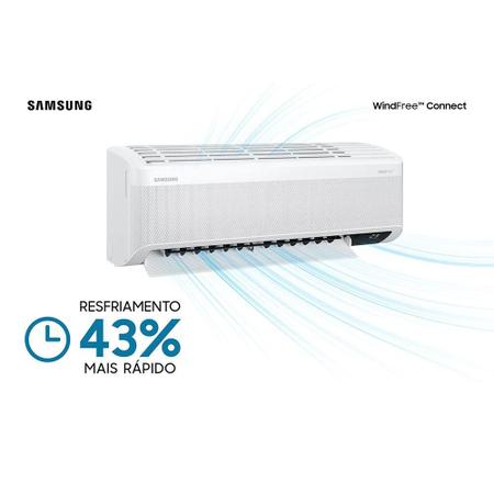 Imagem de Ar Condicionado Split Inverter Samsung WindFree Connect 22000 BTUs Frio 220V AR24BVFAAWKXAZ