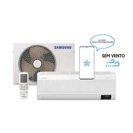 Imagem de Ar-condicionado Split Inverter Samsung WindFree Connect Sem Vento 12.000 BTUs Frio AR12CVFAMWKNAZ 220V