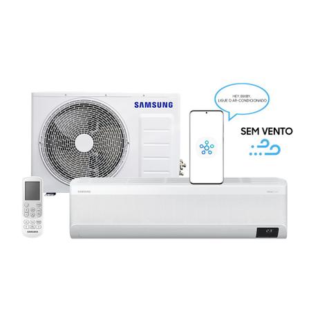 Imagem de Ar-condicionado Split Inverter Samsung WindFree Connect Sem Vento 18.000 BTUs Frio AR18BVFAAWKNAZ 220V