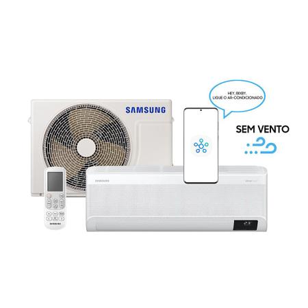 Imagem de Ar-condicionado Split Inverter Samsung WindFree Connect Sem Vento 18.000 BTUs Frio AR18CVFAMWKNAZ 220V