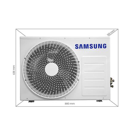 Imagem de Ar-condicionado Split Inverter Samsung WindFree Connect Sem Vento 24.000 BTUs Quente e Frio AR24BSEAAWKNAZ 220V