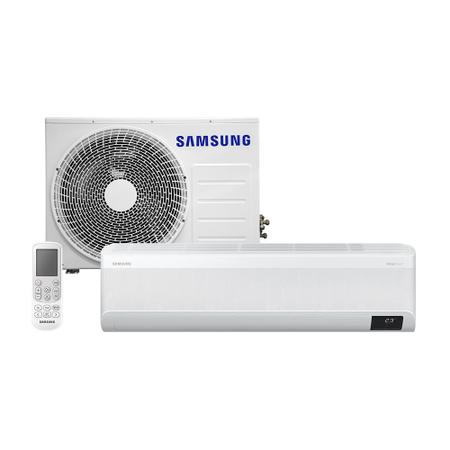 Imagem de Ar-condicionado Split Inverter Samsung WindFree Connect Sem Vento 24.000 BTUs Quente e Frio AR24BSEAAWKNAZ 220V