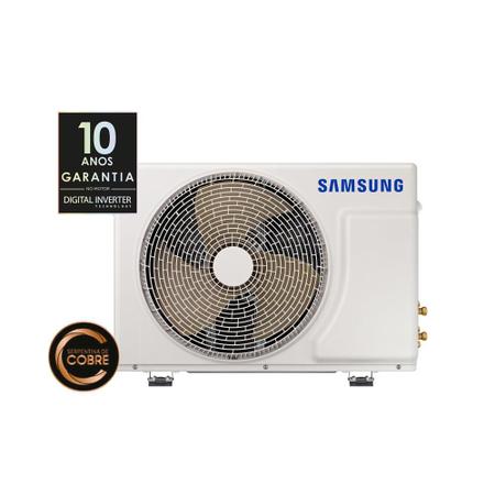 Imagem de Ar-condicionado Split Inverter Samsung WindFree Sem Vento 12.000 BTUs Quente e Frio AR12ASHABWKNAZ Branco 220V