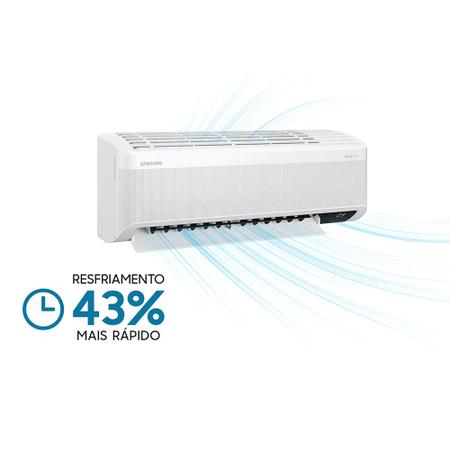 Imagem de Ar-condicionado Split Inverter Samsung WindFree Sem Vento Connect 12.000 BTUs Frio AR12CVFAMWKNAZ - 220 Volts