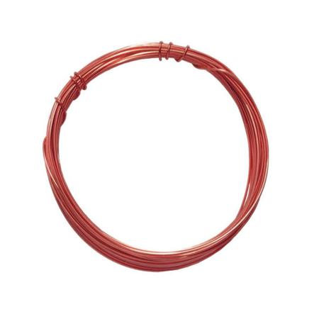 Arame de Aluminio 1,5mm 5m Vermelho - FINOARAMES Imagem de Arame de Aluminio 1,5mm 5m Vermelho