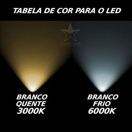 Imagem de Arandela Duplo Facho Longo Branca + 2 Lâmpada Led Gu10 6w 6500K ST187