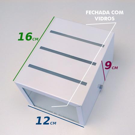 Imagem de Arandela Frisada 2 focos grande e27 + lâmpada led 12w 6000k - luminaria branca luz branco frio st298