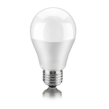 Imagem de Arandela Frisada 2 focos grande e27 + lâmpada led 12w 6000k - luminaria branca luz branco frio st298