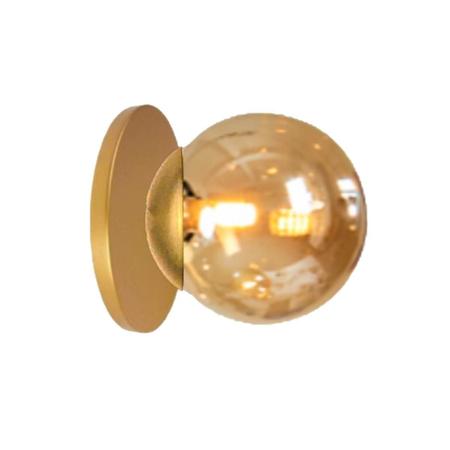 Imagem de Arandela Moderna Jabuticaba Dourado Fosco - 1 Lâmpada G9