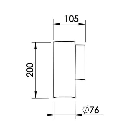 Imagem de Arandela Newline Lisse IN50817 E27 Bivolt