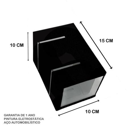 Arandela 2 Focos E Frisos Externa Parede Muro MF115 - MEGA FORTE ILUMINAÇÃO  - Luminária de Parede / Arandela - Magazine Luiza