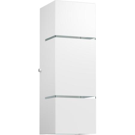 Arandela Retangular 30Cm 2 Frisos 2 Focos E27 Bivolt Externa Mf116 - Mega  Forte - MEGA FORTE ILUMINAÇÃO - Luminária de Parede / Arandela - Magazine  Luiza