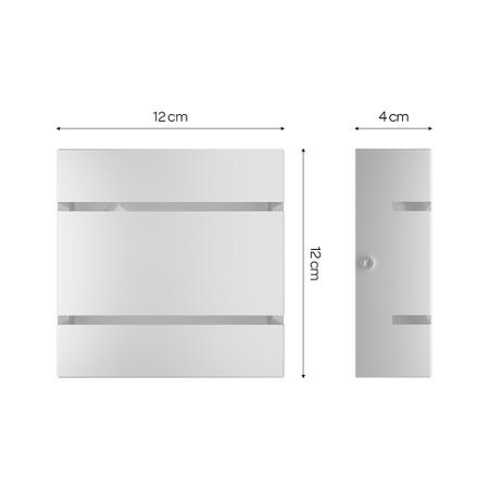 Arandela 2 Focos E Frisos Externa Parede Muro MF115 - MEGA FORTE ILUMINAÇÃO  - Luminária de Parede / Arandela - Magazine Luiza