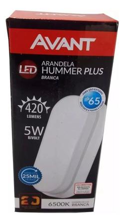 Imagem de Arandela Tartaruga Led Branca Ip65 5w Branco Frio 6500k