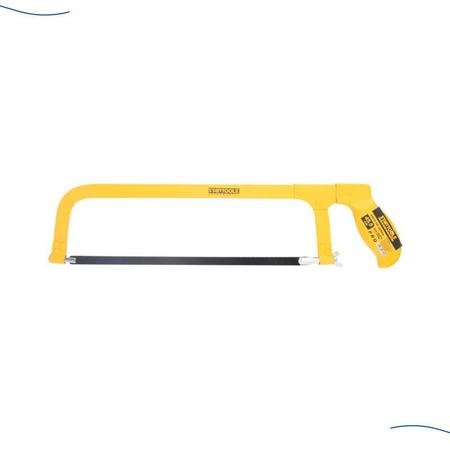 Imagem de Arco De Serra Manual Em Aço Cortar Ferro Metal Pvc - Amarelo