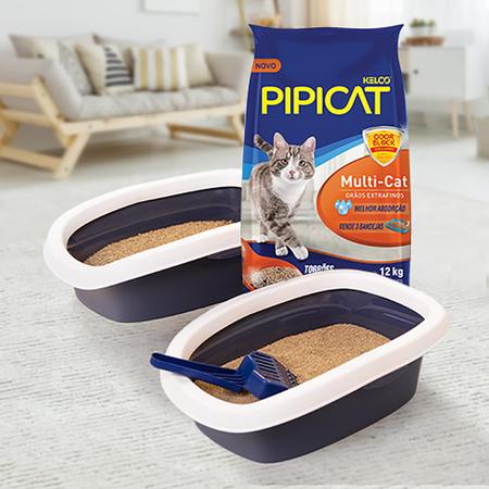 Imagem de Areia Higiênica Pipicat Multi-Cat Odor Block 12kg