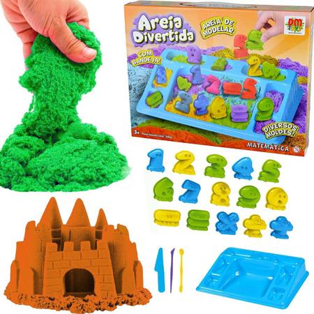 Imagem de Areia Massinha Terapia Sensorial Modelagem Brinquedo - Dm Toys