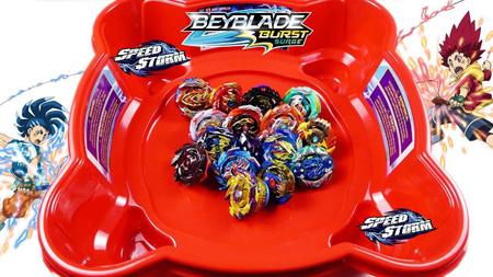 Kit 3 Beyblade Burst Slingshock Elemento X Hasbro + Lançador C/ Suporte  Grip - Tornado Gyro - Pião de Batalha - Magazine Luiza