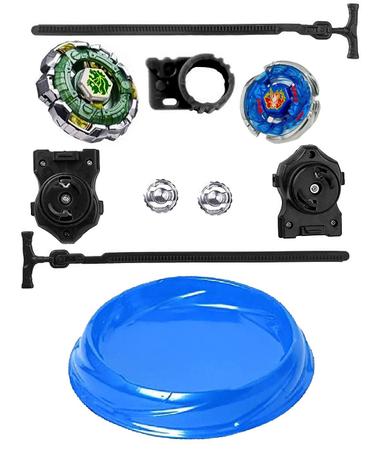 Batalha 4 Peões Tornado Compatível Beyblade Wild Top Arena - Carrefour