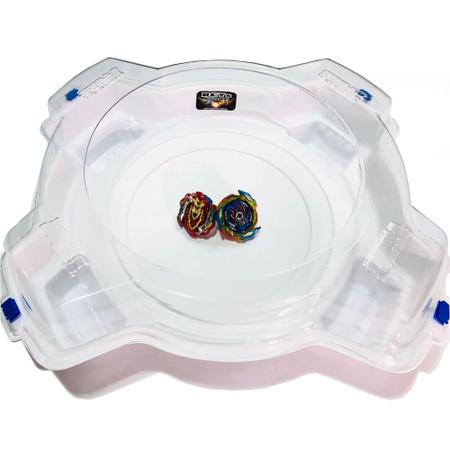 Jogo Pião Beyblade Burst Series - Kit Completo de Batalha com Arena Pro -  F2292 - Hasbro, Branco