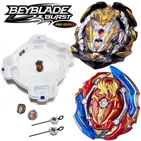 Jogo Pião Beyblade Burst Series - Kit Completo de Batalha com Arena Pro -  F2292 - Hasbro, Branco