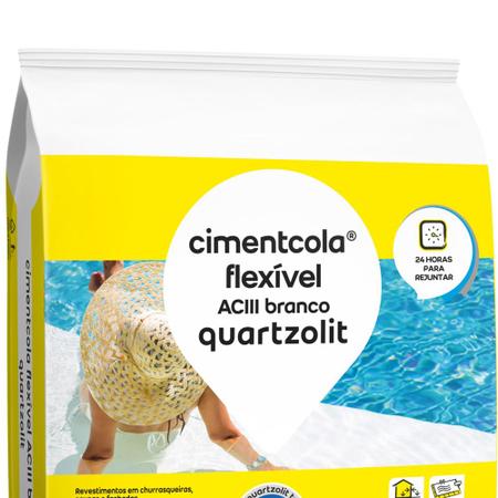 Imagem de Argamassa Cimentcola Flexível AC3 Branco 20 Kilos - 0069.00000.0020PL - QUARTZOLIT