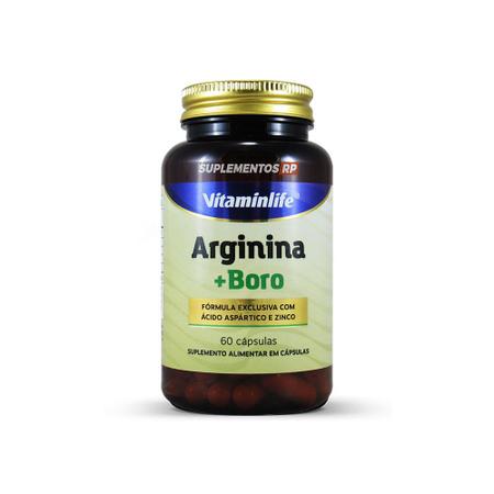 Imagem de Arginina + Boro  Ácido Aspártico Zinco 60 caps - Vitaminlife