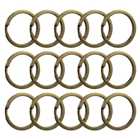 Argola Sem Corrente Batida 35mm Resistente Ouro Velho 50 Peças - Russo Art Imagem de Argola Sem Corrente Batida 35mm Resistente Ouro Velho 50 Peças