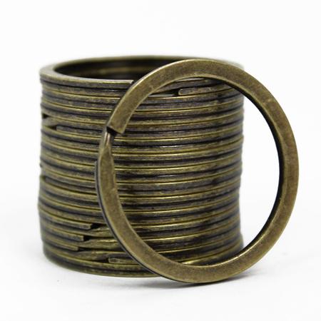 Argola Sem Corrente Batida 35mm Resistente Ouro Velho 50 Peças - Russo Art Imagem de Argola Sem Corrente Batida 35mm Resistente Ouro Velho 50 Peças