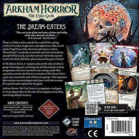 Arkham Horror The Card Game The Dream-Eaters Expansion do Jogo de