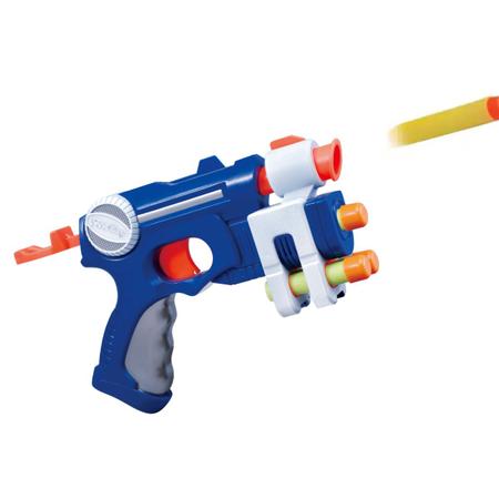 Imagem de Arma De Brinquedo Pistola Lança Dardos Longo Alcance 6 Dardo