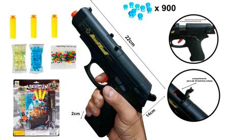 Pistola Lançador Nerf Arma Pistola Atira Dardos Barato brinquedo