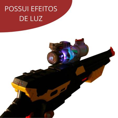 Arma Pistola De Brinquedo Lança Dardos Tipo Nerf Com Luz - Importway -  Lançadores de Dardos - Magazine Luiza