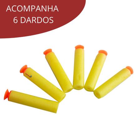 Arma Pistola De Brinquedo Lança Dardos Tipo Nerf Com Luz - Importway -  Lançadores de Dardos - Magazine Luiza