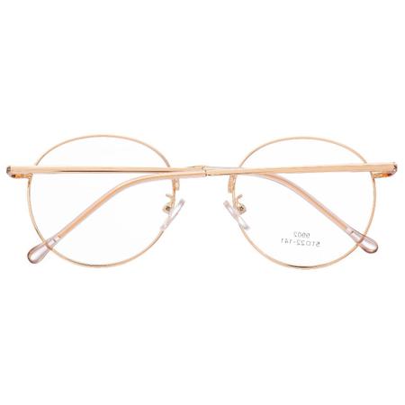 Óculos armação para grau carla diaz bbb 21 aro redondo cor dourado round  feminino - R$ 179.90 (modelo gatinho, vintage) #123061, compre agora | Shafa