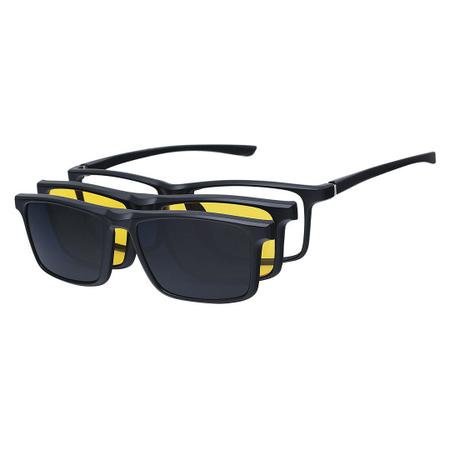 Óculos Masculino sol preto esportivo G1 - Incolor