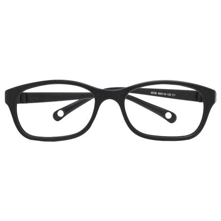 Imagem de Armação Óculos De Grau Infantil Elástico Flexível Preto 239