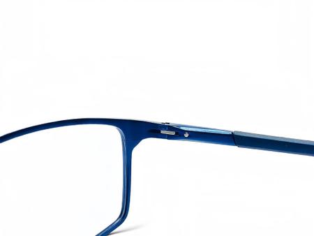 Imagem de Armação Óculos de Grau Masculino Alumínio Retangular MT1801
