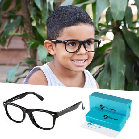 Imagem de Armação Óculos Grau Infantil Masculino Flexível Elástico 802