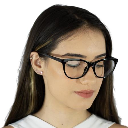 Imagem de Armação Óculos Para Grau Feminina Quadrada Varias Cores