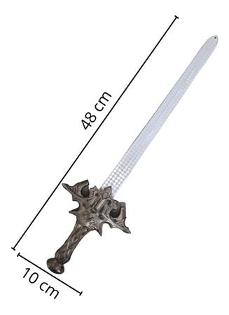 Armadura Medieval Espada Infantil Bw176 - Importway - Brincadeiras de Faz  de Conta - Magazine Luiza